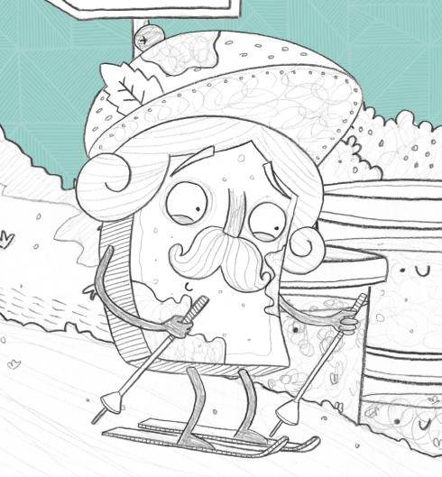 Sir French Toast Skiing