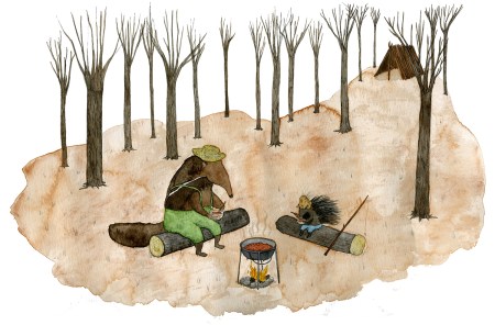 anteater and porcuine_sm